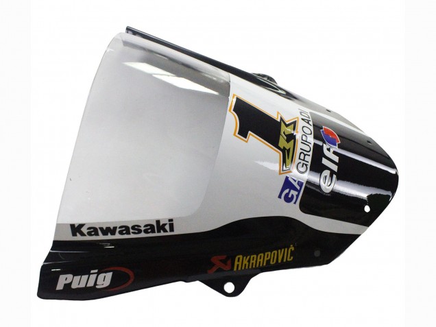 Carenagens Moto Kawasaki ZX6R 2009-2012 - Verde Preto Brilhante Amarelo Branco Vermelho Elf Monstro