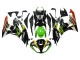 Carenagens Moto Kawasaki ZX6R 2009-2012 - Verde Preto Brilhante Amarelo Branco Vermelho Elf Monstro