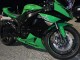 Carenagens Moto Kawasaki ZX6R 2009-2012 - Verde Preto Brilhante