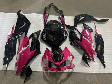 Carenagens Moto Kawasaki ZX6R 2019-2022 - Preto Brilhante Rosa Ninja