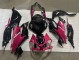 Carenagens Moto Kawasaki ZX6R 2019-2022 - Preto Brilhante Rosa Ninja