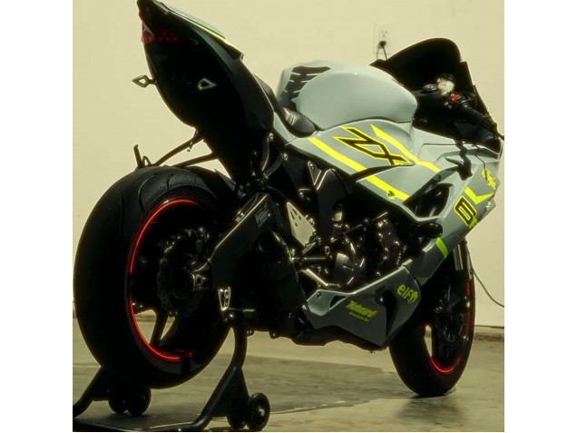 Carenagens Moto Kawasaki ZX6R 2019-2022 - Nardo Cinzento Amarelo