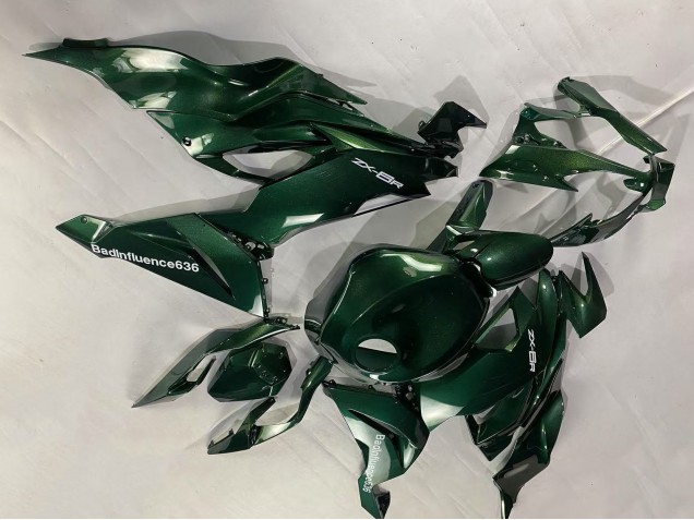 Carenagens Moto Kawasaki ZX6R 2019-2022 - Verde Escuro