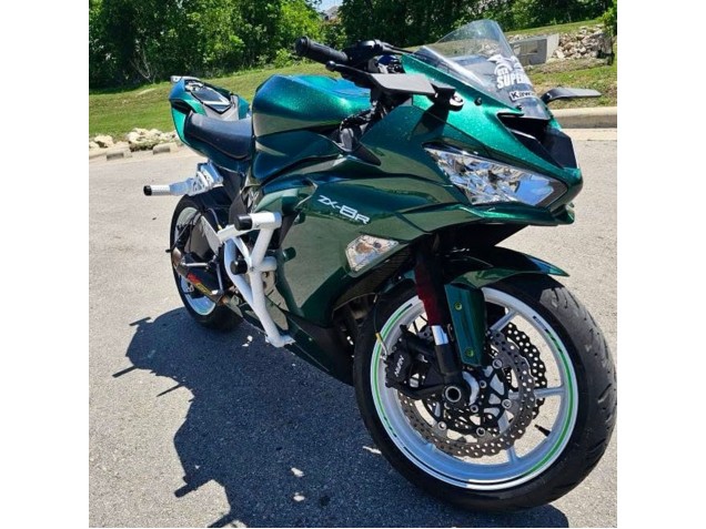 Carenagens Moto Kawasaki ZX6R 2019-2022 - Verde Escuro