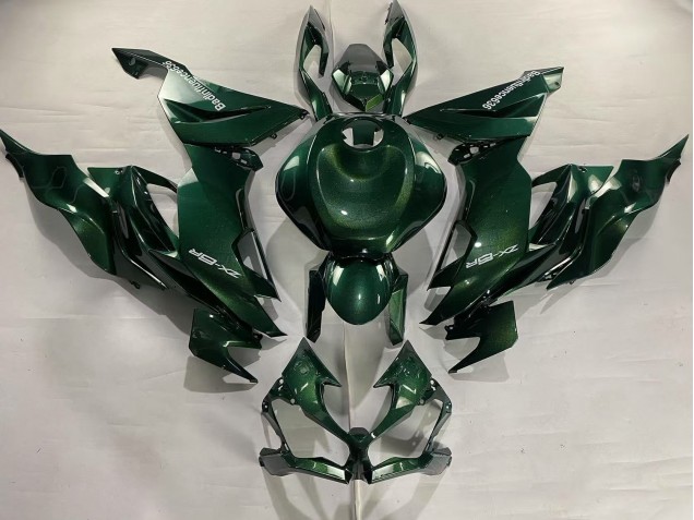Carenagens Moto Kawasaki ZX6R 2019-2022 - Verde Escuro