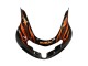 Carenagens Moto Suzuki GSXR1000 2000-2002 - Preto Brilhante Laranja Chama