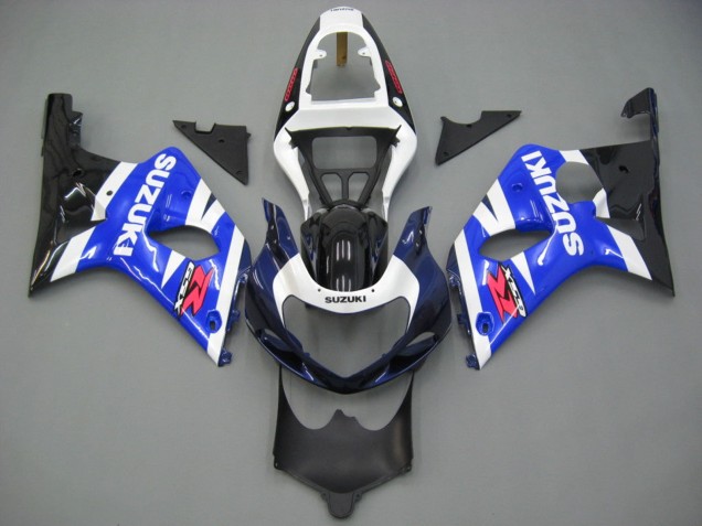Carenagem Moto Suzuki GSXR1000 2000-2002 - Branco Azul Preto Vermelho