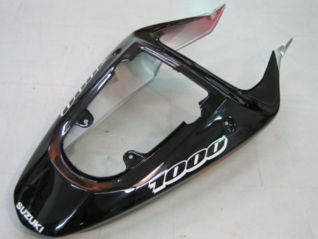 Carenagens Moto Suzuki GSXR1000 2000-2002 - Vermelho Prata Branco Preto