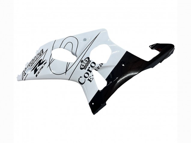 Carenagens Moto Suzuki GSXR1000 2000-2002 - Branco Preto Motul Corona