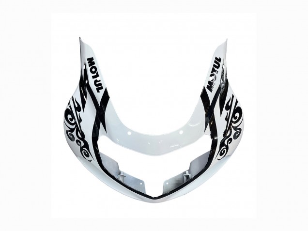 Carenagens Moto Suzuki GSXR1000 2000-2002 - Branco Preto Motul Corona