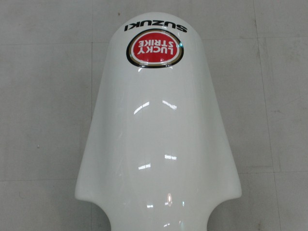 Carenagens Moto Suzuki GSXR1000 2000-2002 - Branco Vermelho Lucky Strike