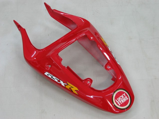 Carenagens Moto Suzuki GSXR1000 2000-2002 - Branco Vermelho Lucky Strike