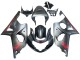 Carenagens Moto Suzuki GSXR1000 2000-2002 - Cinzento Fosco Vermelho Decal
