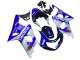Carenagens Moto Suzuki GSXR1000 2000-2002 - Azul Branco Prata Castrol Dunlop