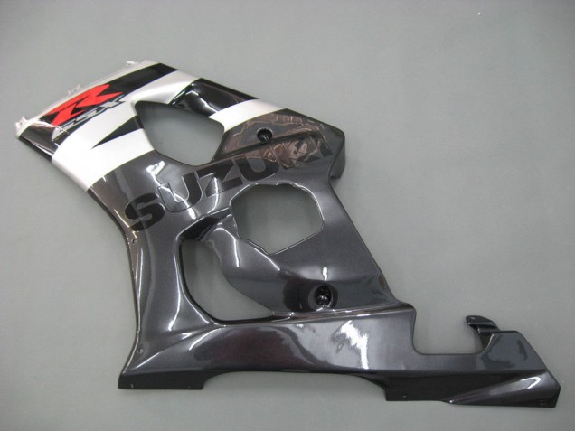 Carenagens Moto Suzuki GSXR 1000 2003-2004 - Preto Brilhante Branco Cinzento Vermelho