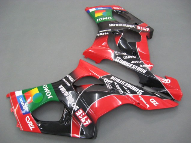 Carenagens Moto Suzuki GSXR 1000 2003-2004 - Vermelho Amarelo Azul Verde Preto JOMO