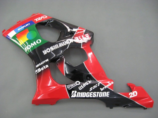 Carenagens Moto Suzuki GSXR 1000 2003-2004 - Vermelho Amarelo Azul Verde Preto JOMO