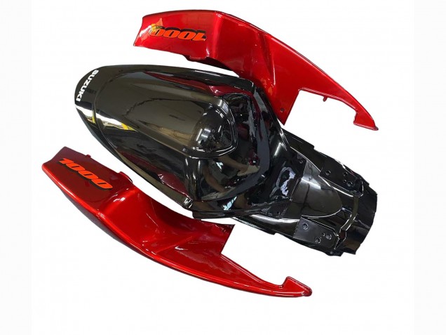 Carenagens Moto Suzuki GSXR 1000 2005-2006 - Vermelho Preto Brilhante