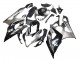 Carenagens Moto Suzuki GSXR 1000 2005-2006 - Preto Brilhante Cinzento