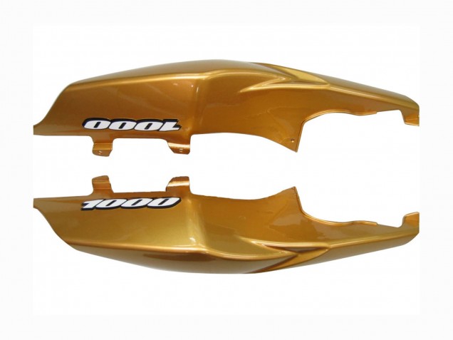 Carenagens Moto Suzuki GSXR 1000 2007-2008 - Ouro Preto Prata Decal