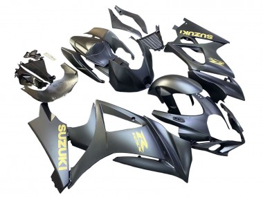Carenagens Moto Suzuki GSXR 1000 2007-2008 - Preto Fosco Ouro Decal