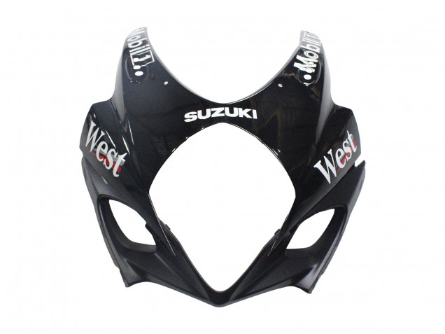 Carenagens Moto Suzuki GSXR 1000 2007-2008 - Preto Brilhante Branco West