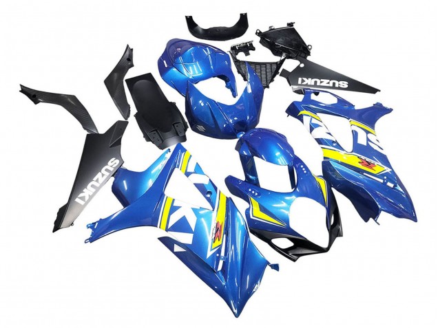 Carenagens Moto Suzuki GSXR 1000 2007-2008 - Azul Amarelo Preto