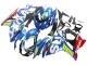 Carenagens Moto Suzuki GSXR 1000 2009-2016 - Azul Claro Verde Vermelho Motul