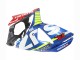 Carenagens Moto Suzuki GSXR 1000 2009-2016 - Azul Claro Verde Vermelho Motul