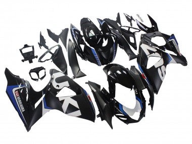 Carenagens Moto Suzuki GSXR 1000 2009-2016 - Preto Fosco Branco Azul