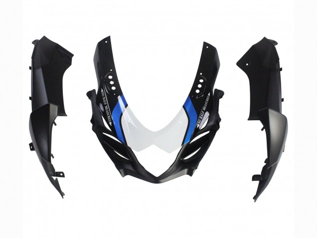 Carenagens Moto Suzuki GSXR 1000 2009-2016 - Preto Fosco Branco Azul