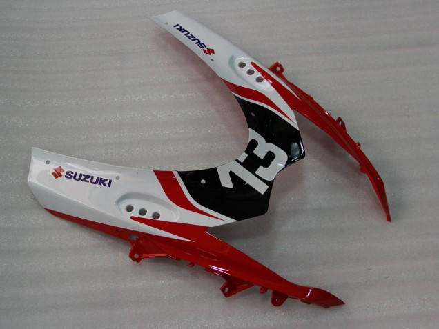 Carenagens Moto Suzuki GSXR 1000 2009-2016 - Vermelho Preto Branco 13