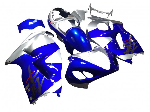 Carenagens Moto Suzuki GSXR 1300 Hayabusa 1996-2007 - Azul Prata Hayabusa