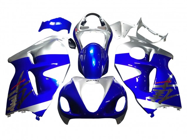 Carenagens Moto Suzuki GSXR 1300 Hayabusa 1996-2007 - Azul Prata Hayabusa