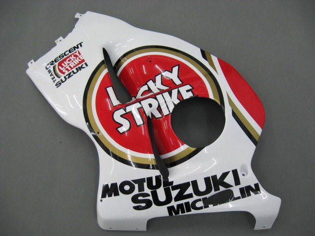 Carenagens Moto Suzuki GSXR 1300 Hayabusa 1996-2007 - Branco Vermelho Motul