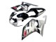 Carenagem Moto Suzuki GSXR 600 / GSXR 750 2001-2003 - Prata Preto Brilhante Vermelho