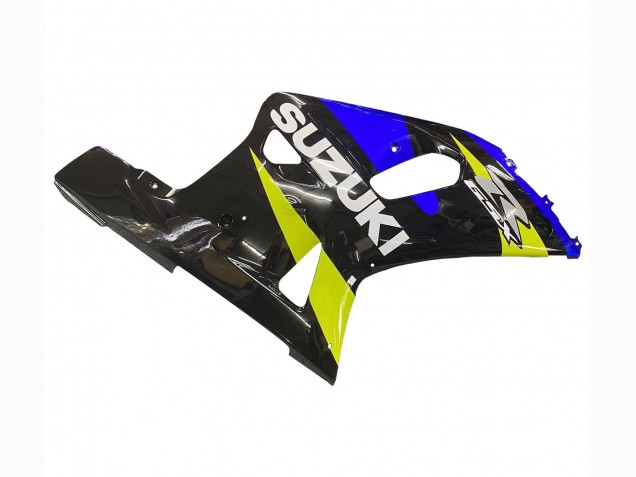 Carenagens Moto Suzuki GSXR 600 / GSXR 750 2001-2003 - Azul Amarelo Preto Brilhante