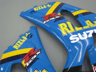 Carenagens Moto Suzuki GSXR 600 / GSXR 750 2001-2003 - Azul Amarelo Preto Motul Rizla