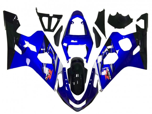 Carenagem Moto Suzuki GSXR 600 / GSXR 750 2004-2005 - Azul Branco Preto