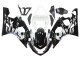 Carenagem Moto Suzuki GSXR 600 / GSXR 750 2004-2005 - Branco Preto