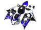 Carenagem Moto Suzuki GSXR 600 / GSXR 750 2004-2005 - Branco Azul Preto Corona Motul