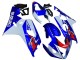 Carenagem Moto Suzuki GSXR 600 / GSXR 750 2004-2005 - Branco Azul Vermelho
