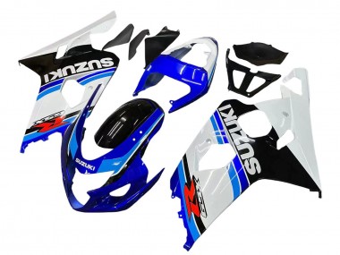 Carenagem Moto Suzuki GSXR 600 / GSXR 750 2004-2005 - Branco Azul Preto Vermelho