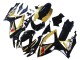 Carenagens Moto Suzuki GSXR 600 / GSXR 750 2006-2007 - Ouro Preto Brilhante Vermelho