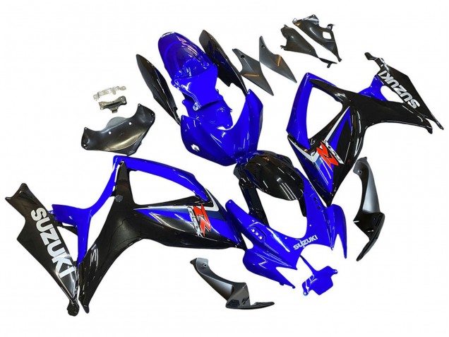 Carenagens Moto Suzuki GSXR 600 / GSXR 750 2006-2007 - Azul Preto Vermelho