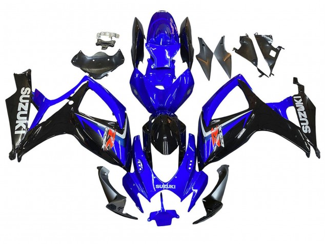 Carenagens Moto Suzuki GSXR 600 / GSXR 750 2006-2007 - Azul Preto Vermelho