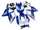 Kits Carenagem Moto Suzuki GSXR 600 / GSXR 750 2008-2010 - Azul Branco Vermelho