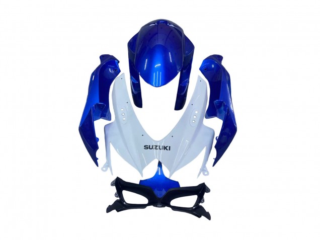 Kits Carenagem Moto Suzuki GSXR 600 / GSXR 750 2008-2010 - Azul Branco Vermelho