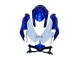 Kits Carenagem Moto Suzuki GSXR 600 / GSXR 750 2008-2010 - Azul Branco Vermelho