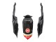 Carenagens Moto Suzuki GSXR 600 / GSXR 750 2008-2010 - Preto Brilhante Vermelho Branco Motul Lucky Strike